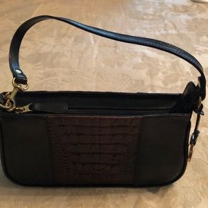 Brahmin leather purse and matching wallet.